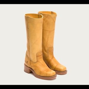 Frye Yellow Campus Boot